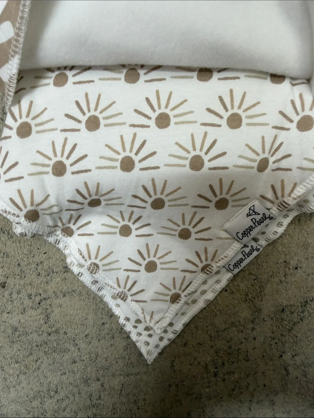 Copper Pearl Bandana Bibs - Neutral Rainbow Set